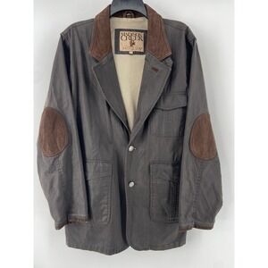 Madison Creek Jacket Mens Medium Brown Field Hunting Conceal Carry Leather Trim
